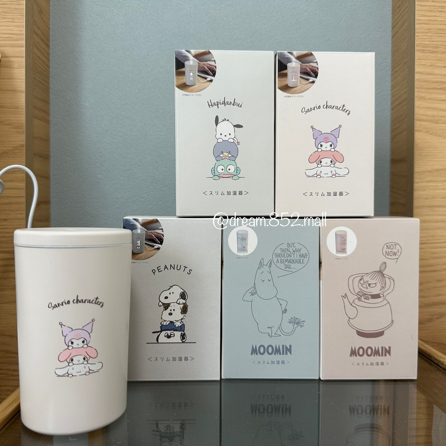 【現貨】日本Sanrio｜姆明｜Snoopy USB加濕器